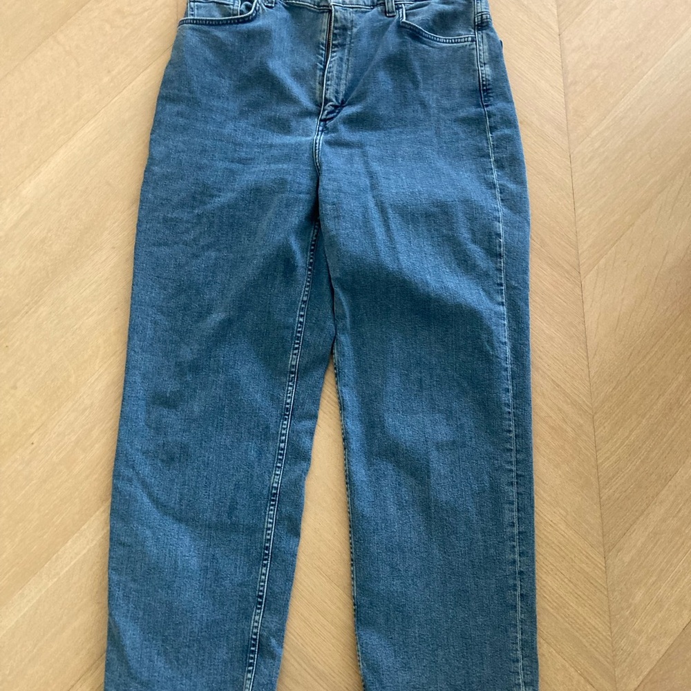 Theory Blue Straight Leg Jeans